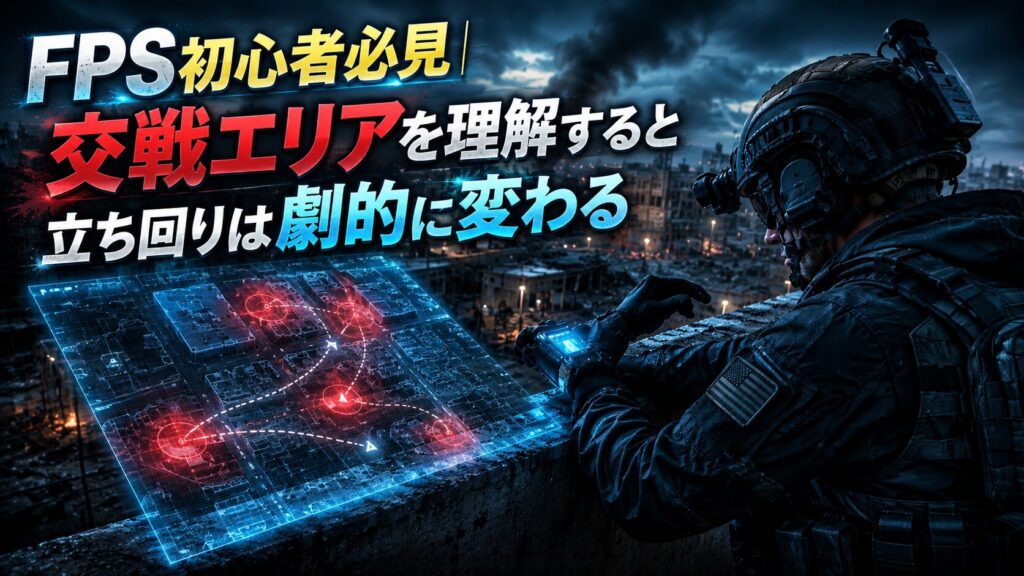 アイキャッチ_FPS初心者必見交戦エリアを理解すると立ち回りは劇的に変わる